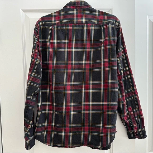 Duplicate Listing J.Crew Charcoal Grey & Red Plaid Long Sleeve Button Down Shirt - Picture 4 of 11
